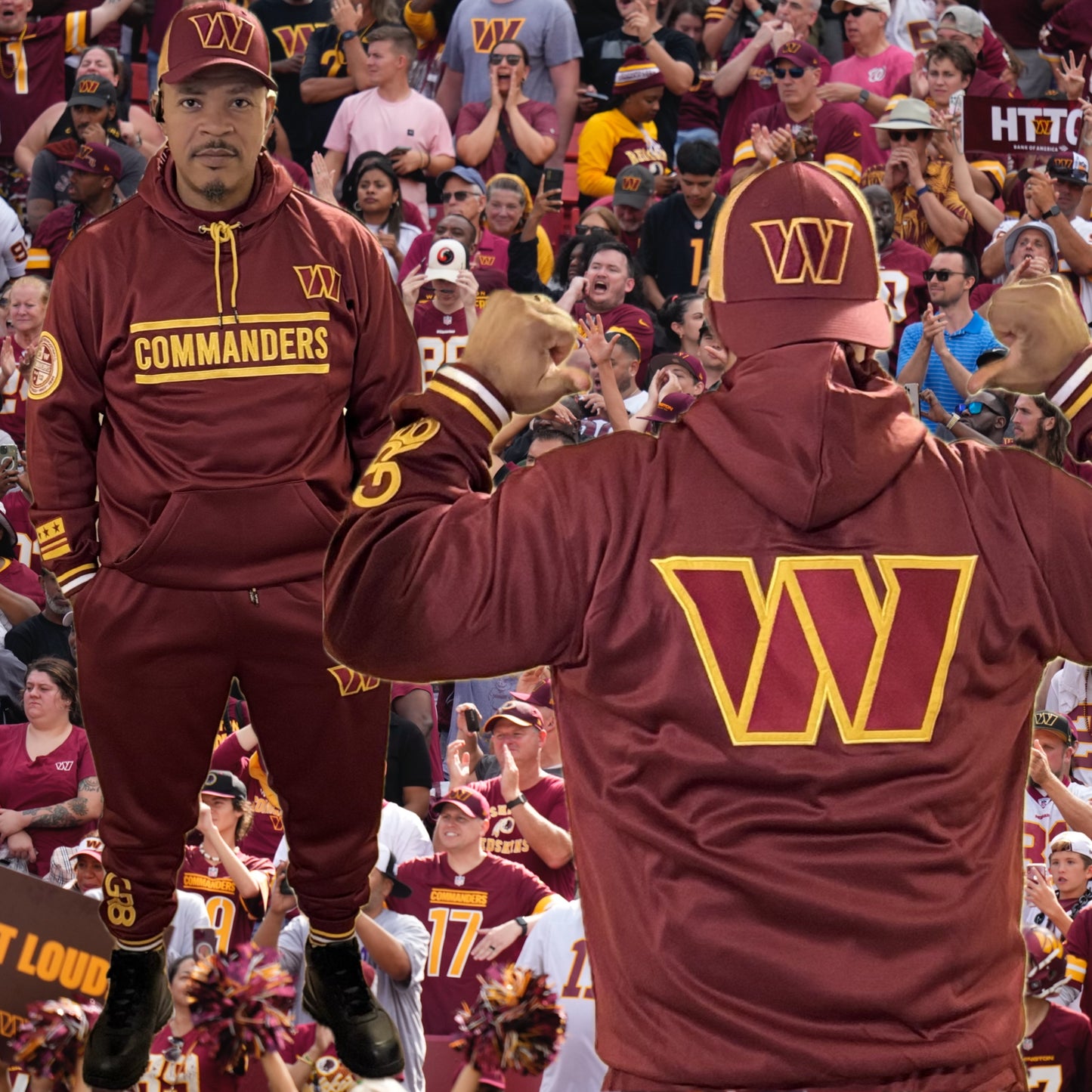 COMMANDERS VARSITY SWEATSUIT