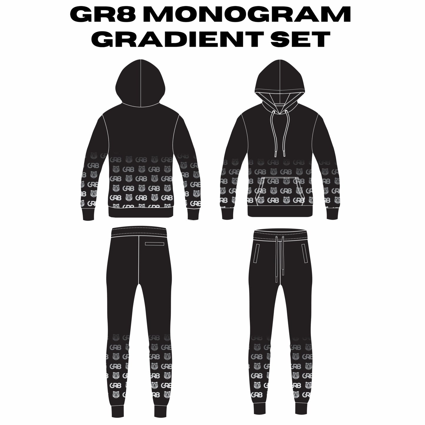 GR8 MONOGRAM GRADIENT SET