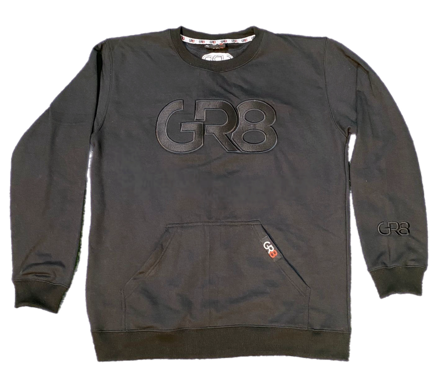 GR8 TERRY CREWNECK - BLACK