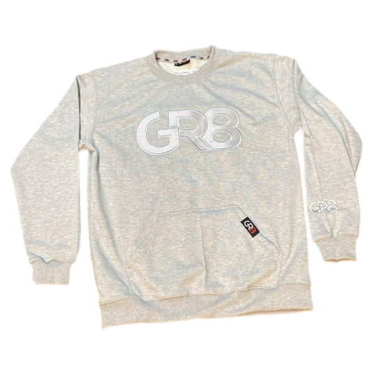 GR8 TERRY CREWNECK - GRAY