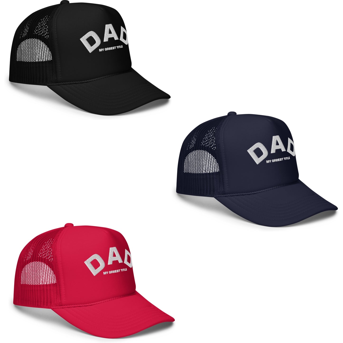 DAD - MY GR8EST TITLE - TRUCKER