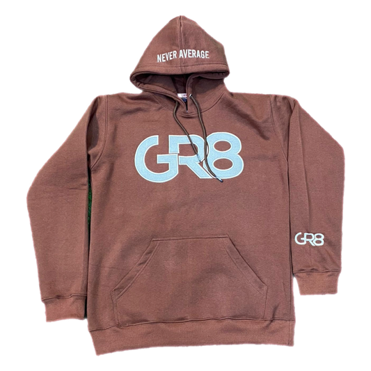 GR8 SWEATSUIT BROWN/GOLD HOODIE