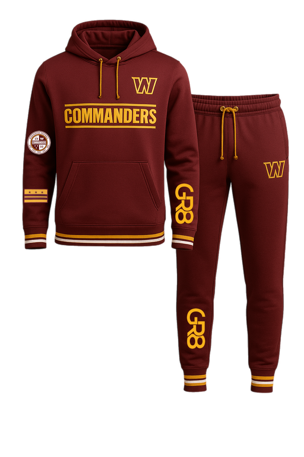 COMMANDERS VARSITY SWEATSUIT