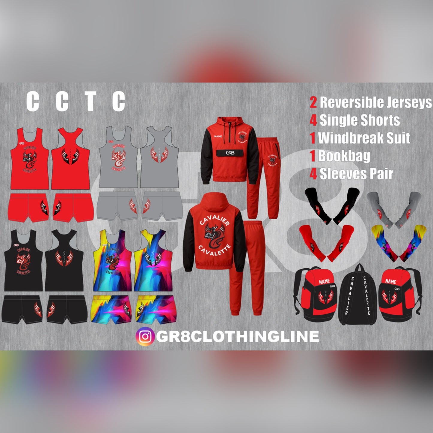 CCTC TEAM UNIFORM PACKAGE