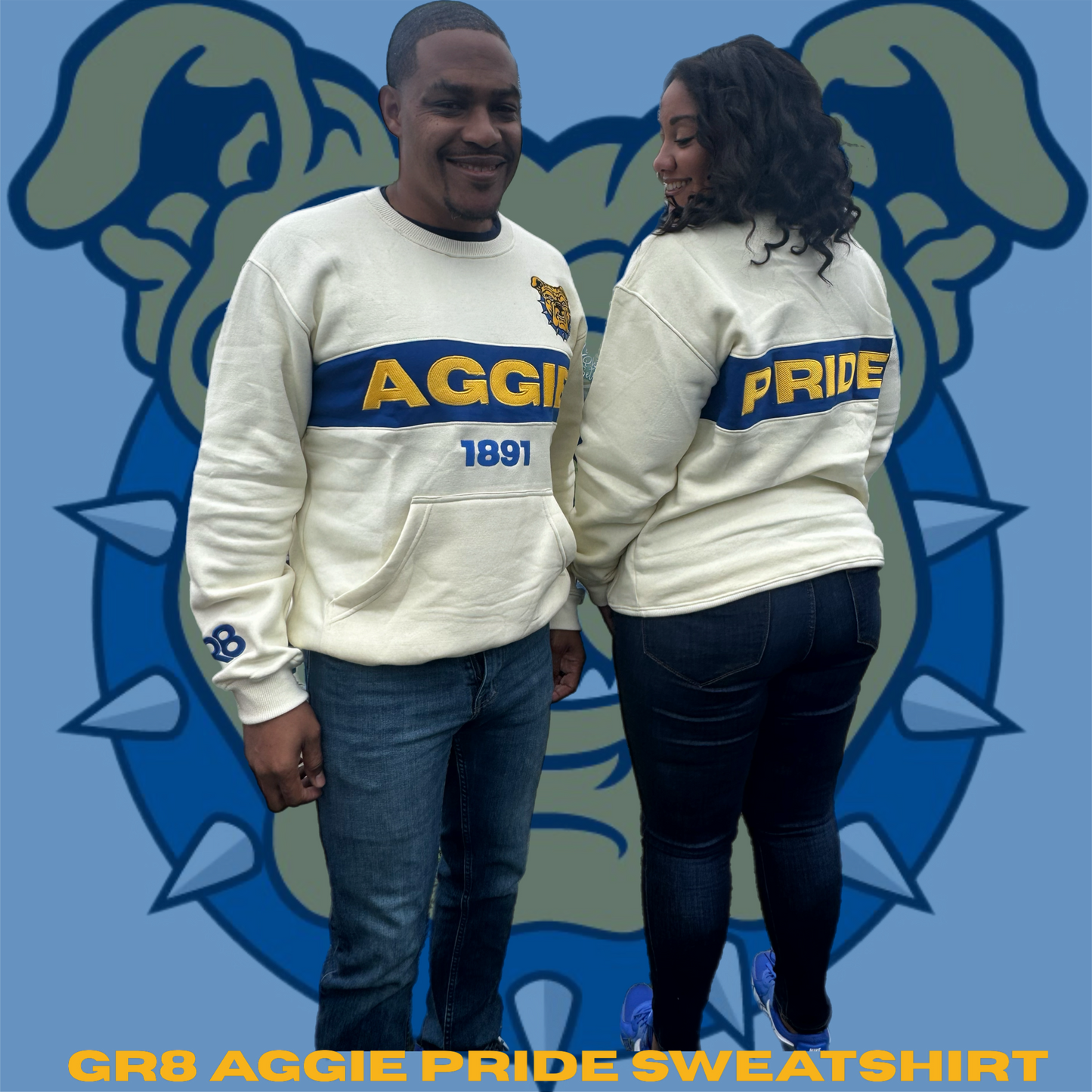 GR8 AGGIE PRIDE CREWNECK - GHOE EDITION
