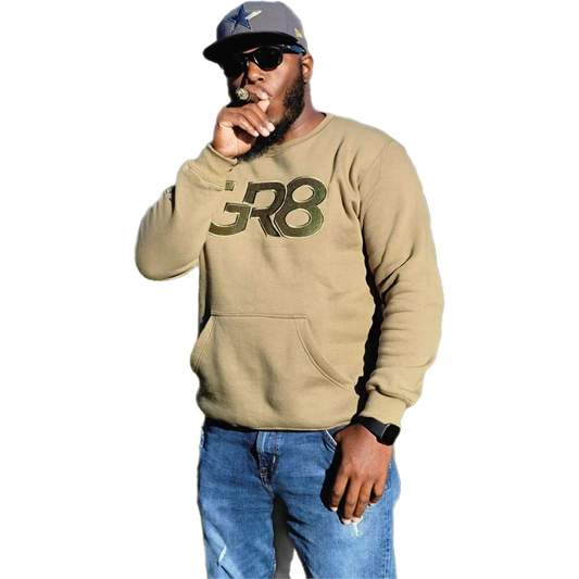 GR8 CREWNECK SWEATSHIRT - LODEN FROST