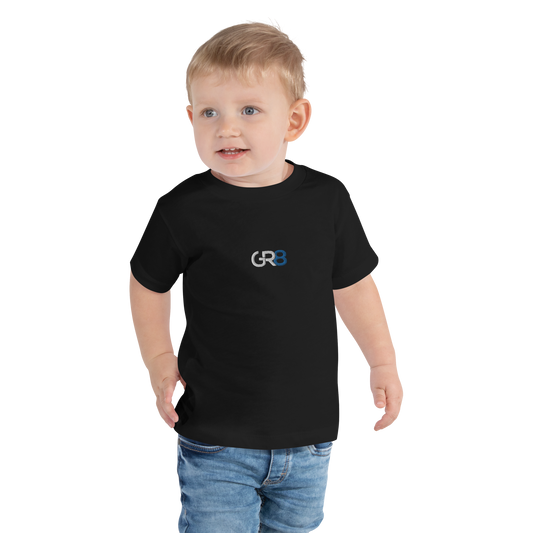 GR8 TODDLER SHIRT - BLACK/WHITE/BLUE